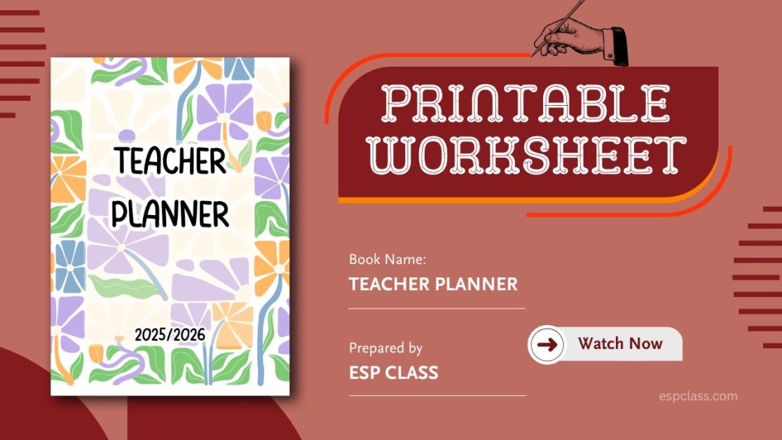 Teacher planner