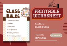 Best Printable Class Rules for a Happy and Kind Class!